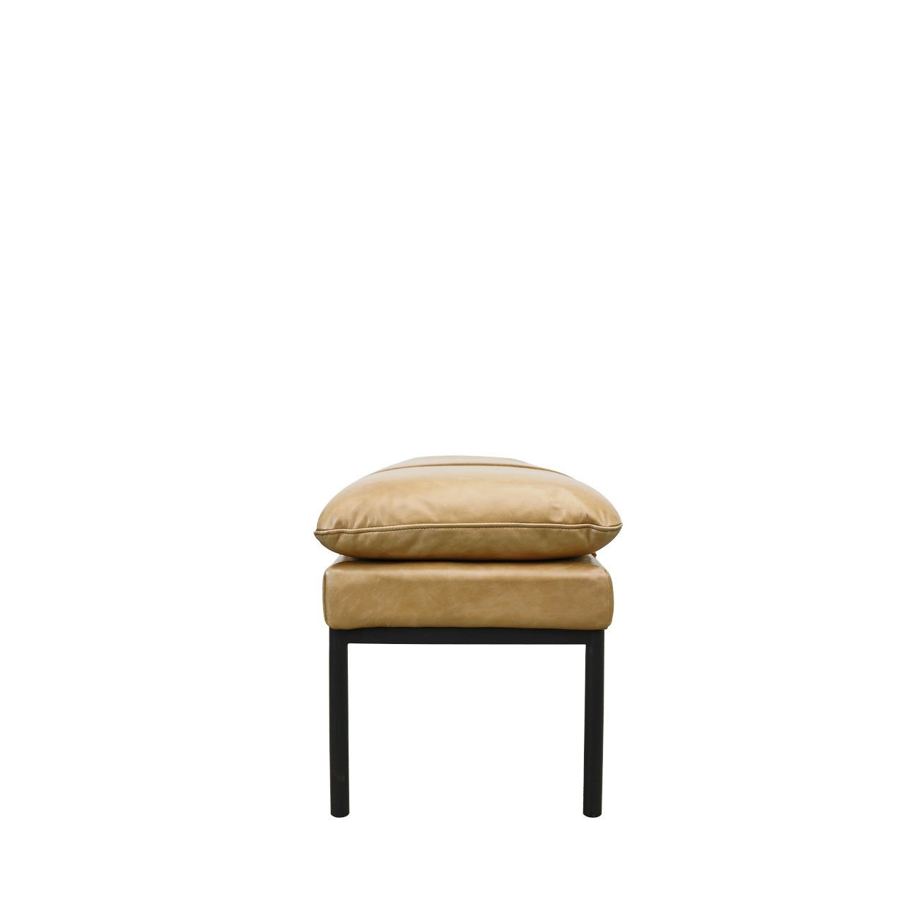 Baxter Ottoman/Bench Seat - Tan Leather