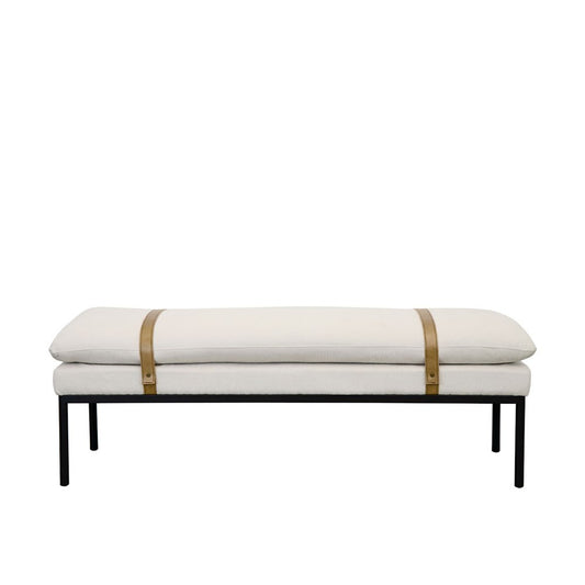 Baxter Ottoman/Bench Seat - Ivory