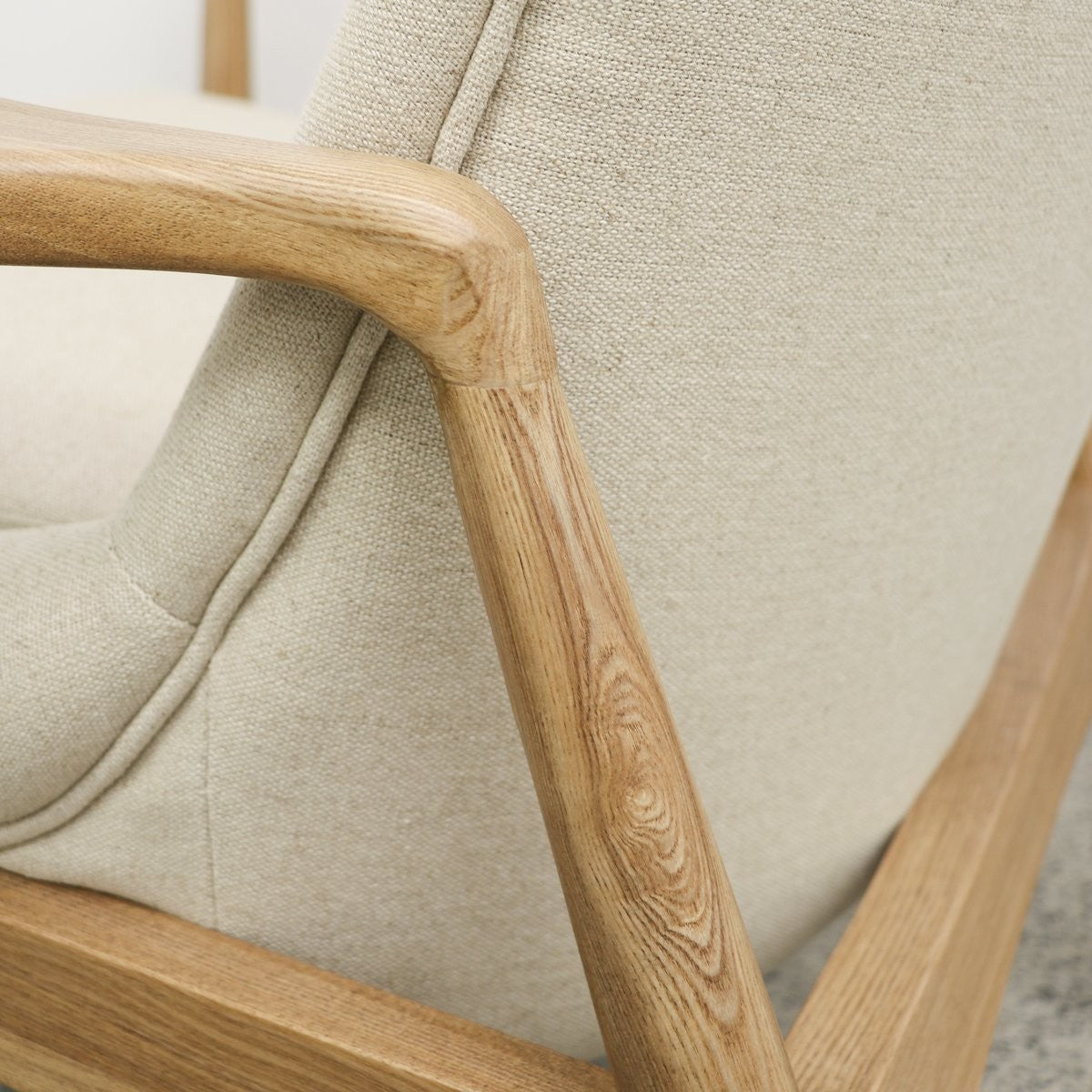 Morley Armchair - Linen Fabric