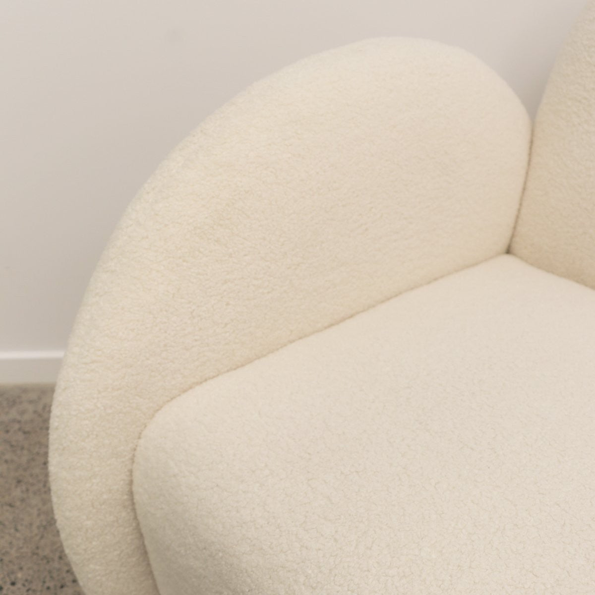 Snugg Swivel Occasional Chair - Cream Shearling