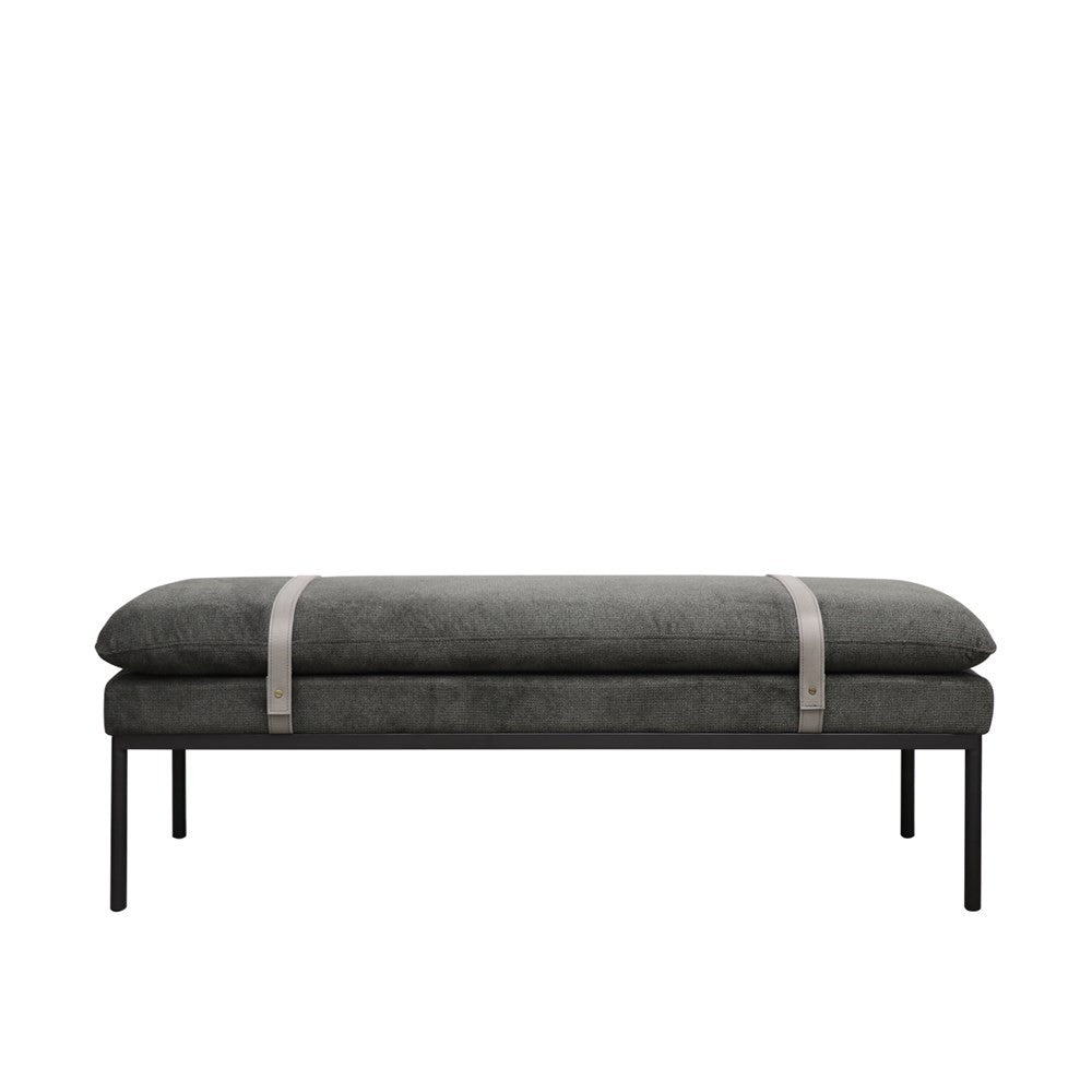 Baxter Ottoman/Bench Seat - Charcoal