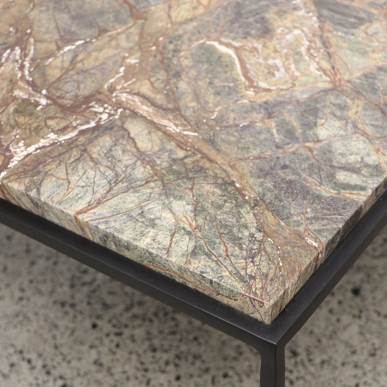 Dion Coffee Table - Forest Marble Top