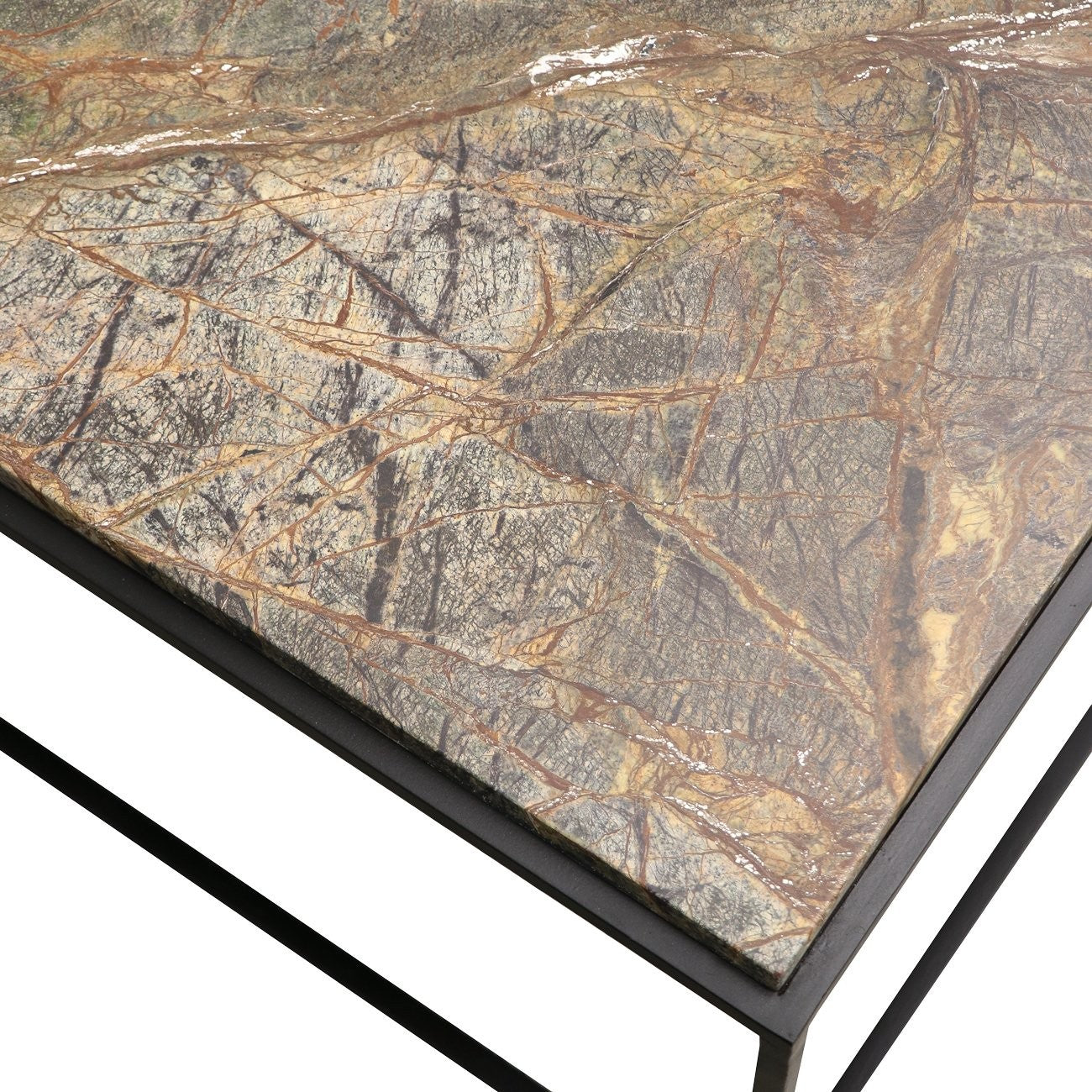 Dion Coffee Table - Forest Marble Top