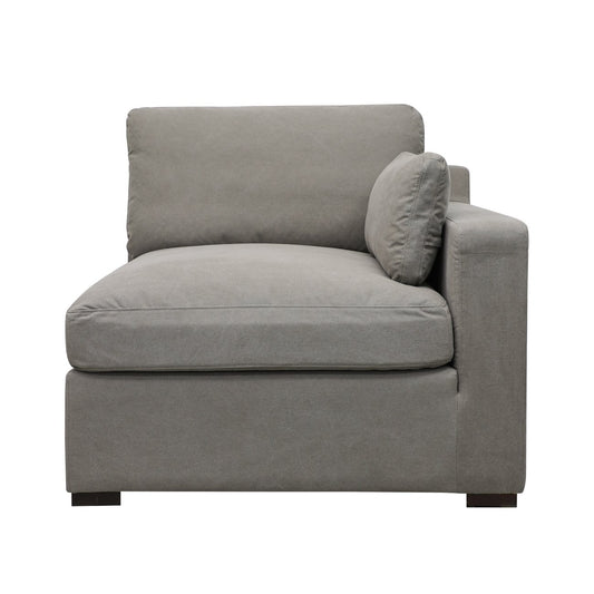 Lisbon Modular Sofa 1 Seater Right Arm - Grey