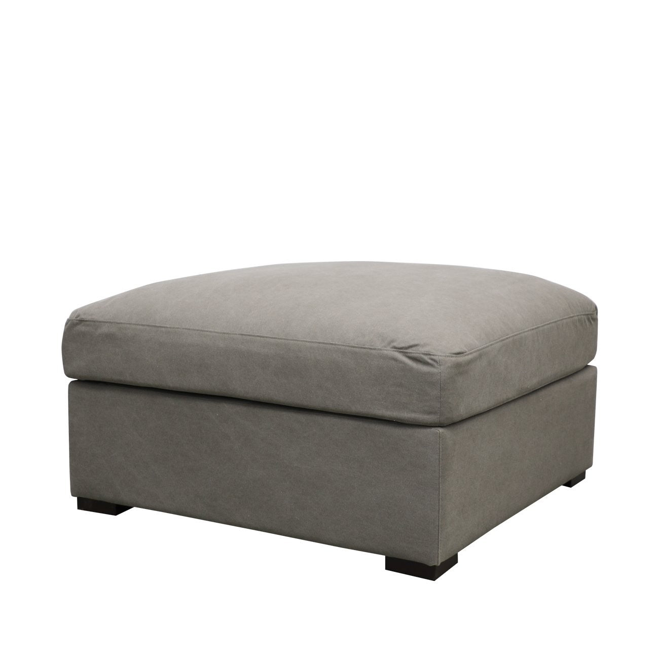 Lisbon Ottoman - Grey