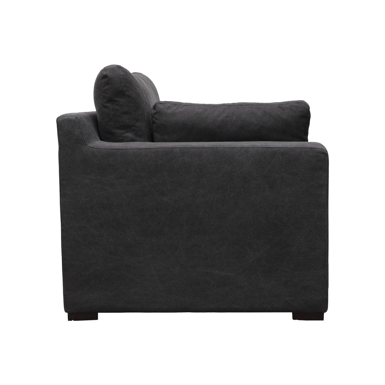 Lisbon Modular Sofa 1 Seater Left Arm - Charcoal