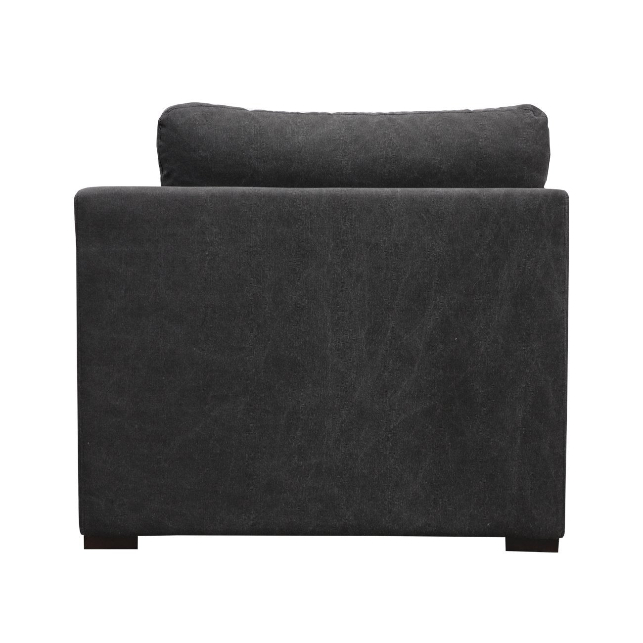 Lisbon Modular Sofa 1 Seater Right Arm - Charcoal