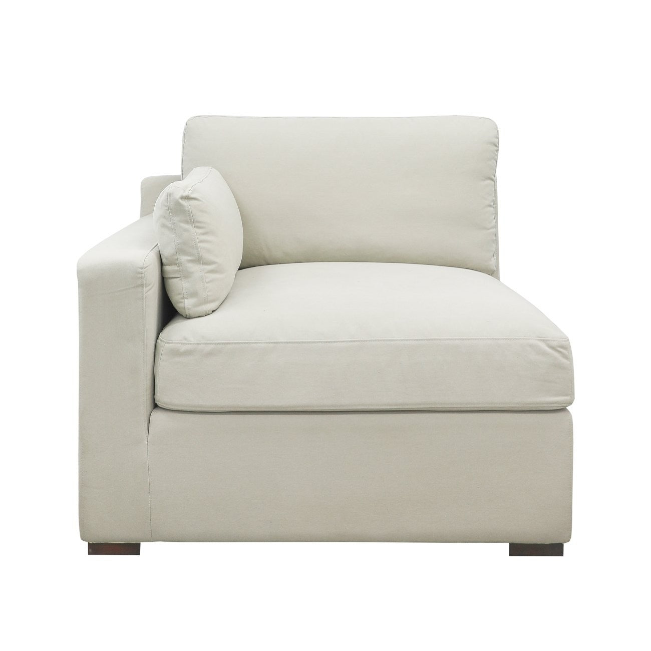 Lisbon Modular Sofa 1 Seater Left Arm - Sand
