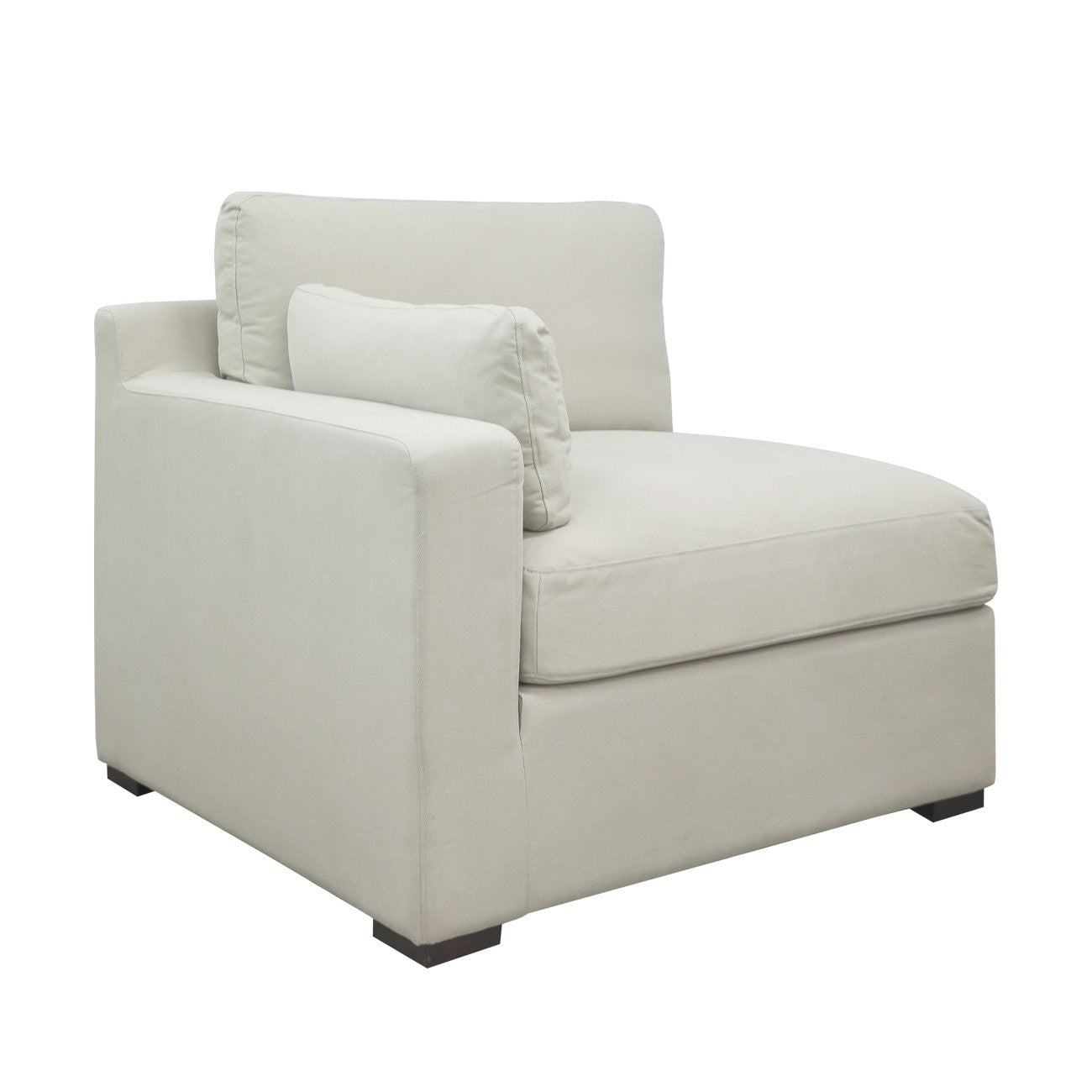 Lisbon Modular Sofa 1 Seater Left Arm - Sand