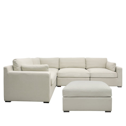 Lisbon 5 Piece Modular Sofa - Sand
