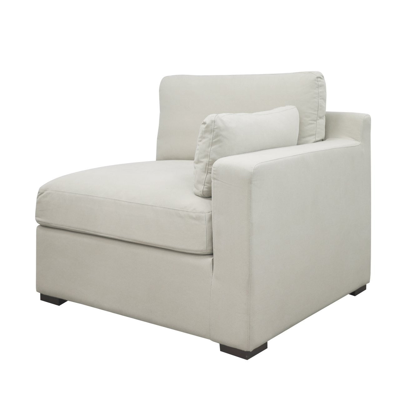 Lisbon Modular Sofa 1 Seater Right Arm - Sand
