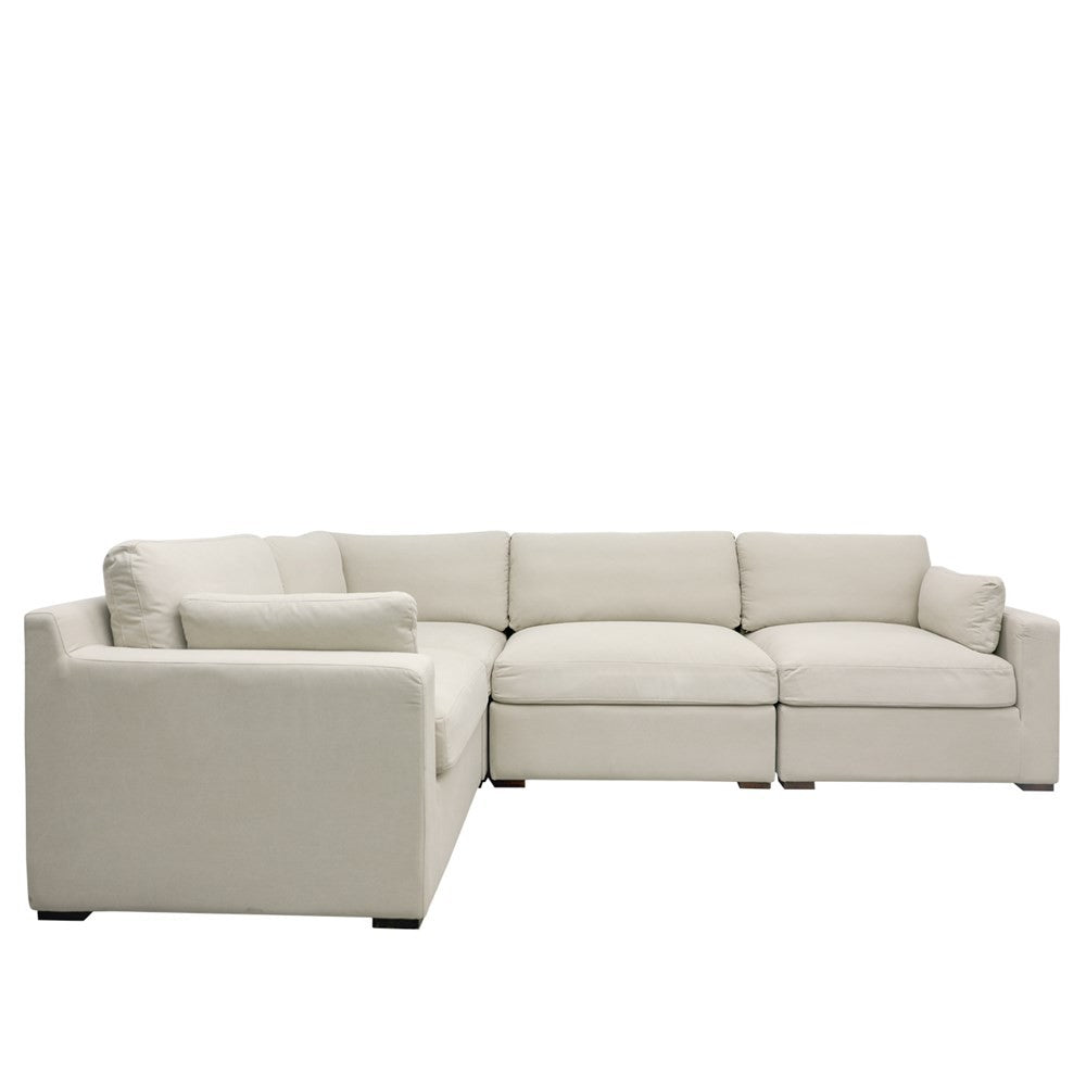 Lisbon Modular Sofa 1 Seater Right Arm - Sand
