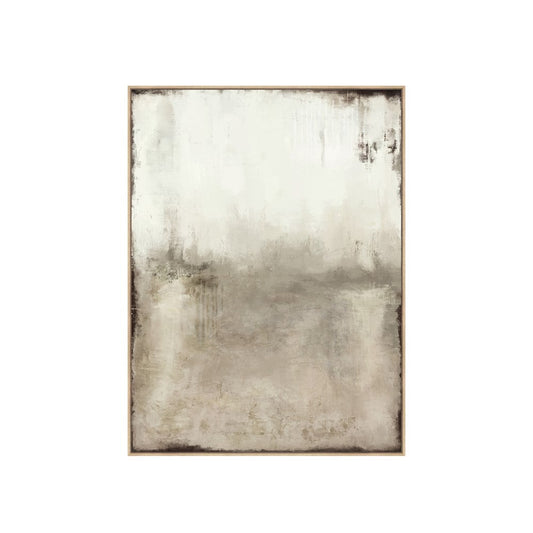 Heavy Textured & Framed Canvas Art - Ashen