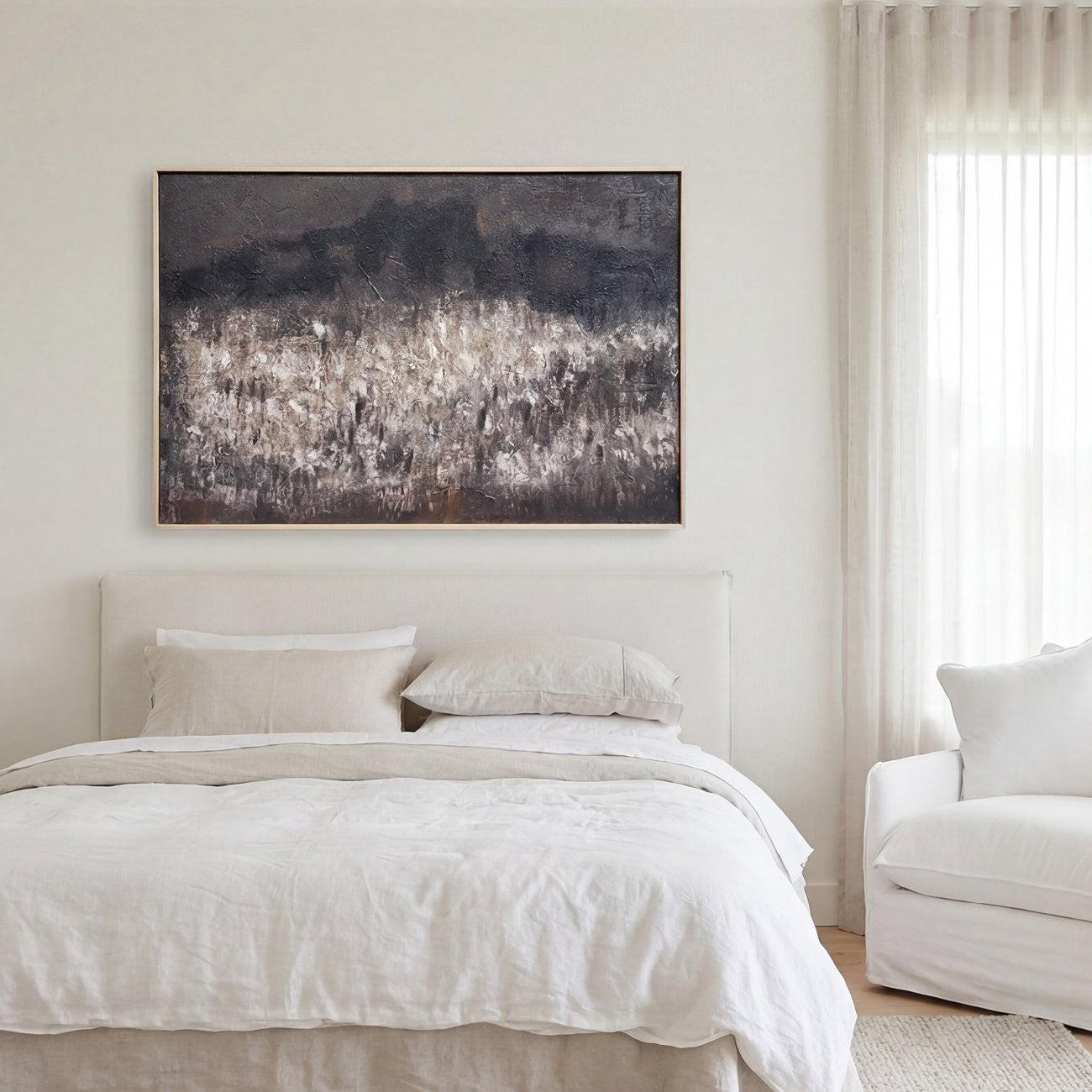 Textured & Framed Canvas Art - Wisp