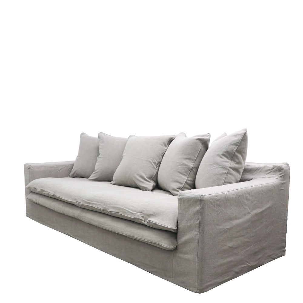 Keely Slipcover Sofa 3 seater - Cement