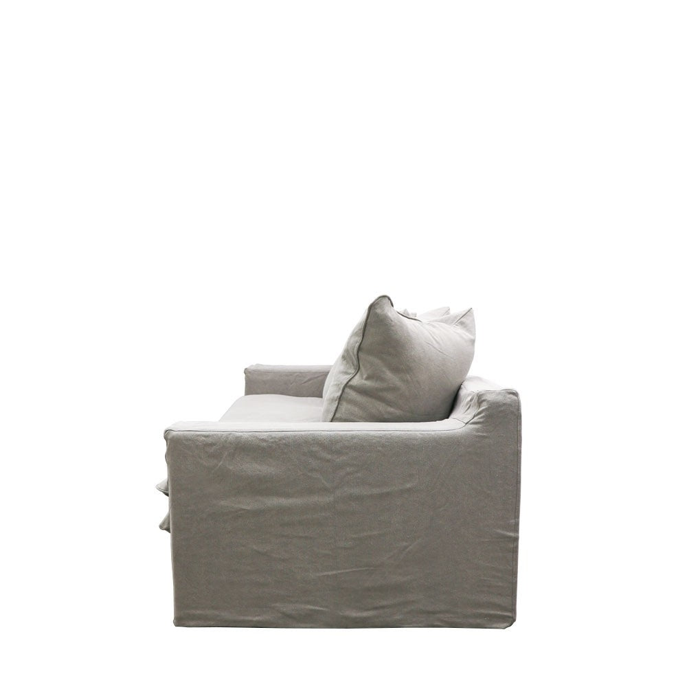 Keely Slipcover Sofa 3 seater - Cement