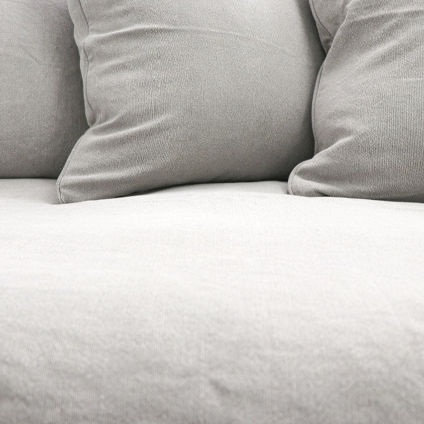 Keely Slipcover Sofa 3 seater - Cement