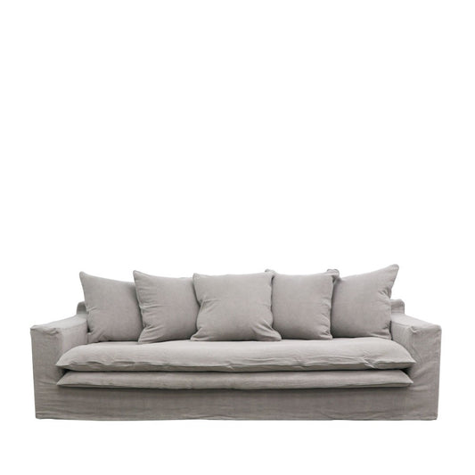 Keely Slipcover Sofa 3 seater - Cement