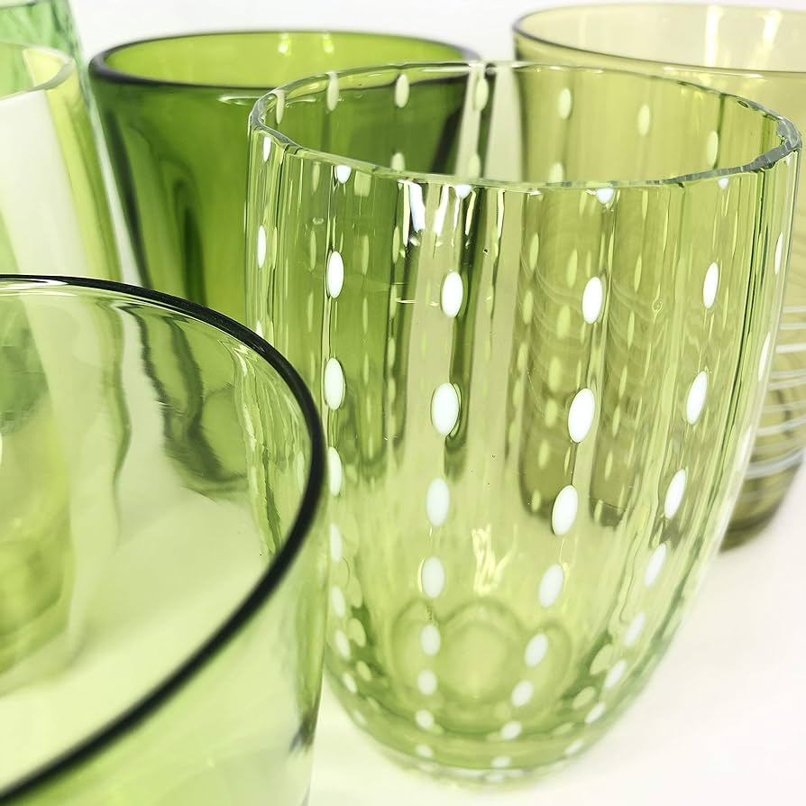Melting Pot Tumblers - Green