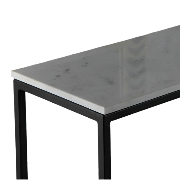 Brooklyn Console - White Marble Top