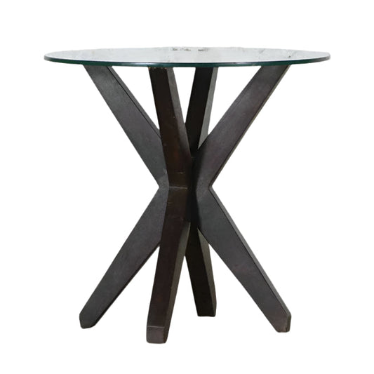 Cyrus Side Table - Black Legs