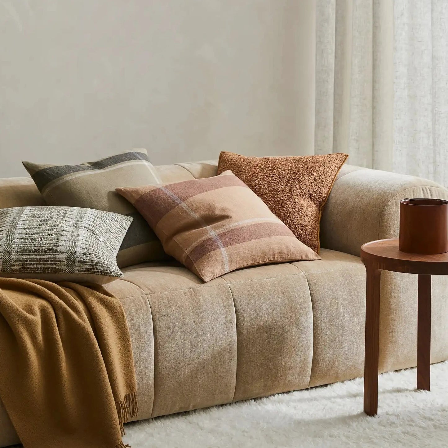 Dante Cushion - Caper