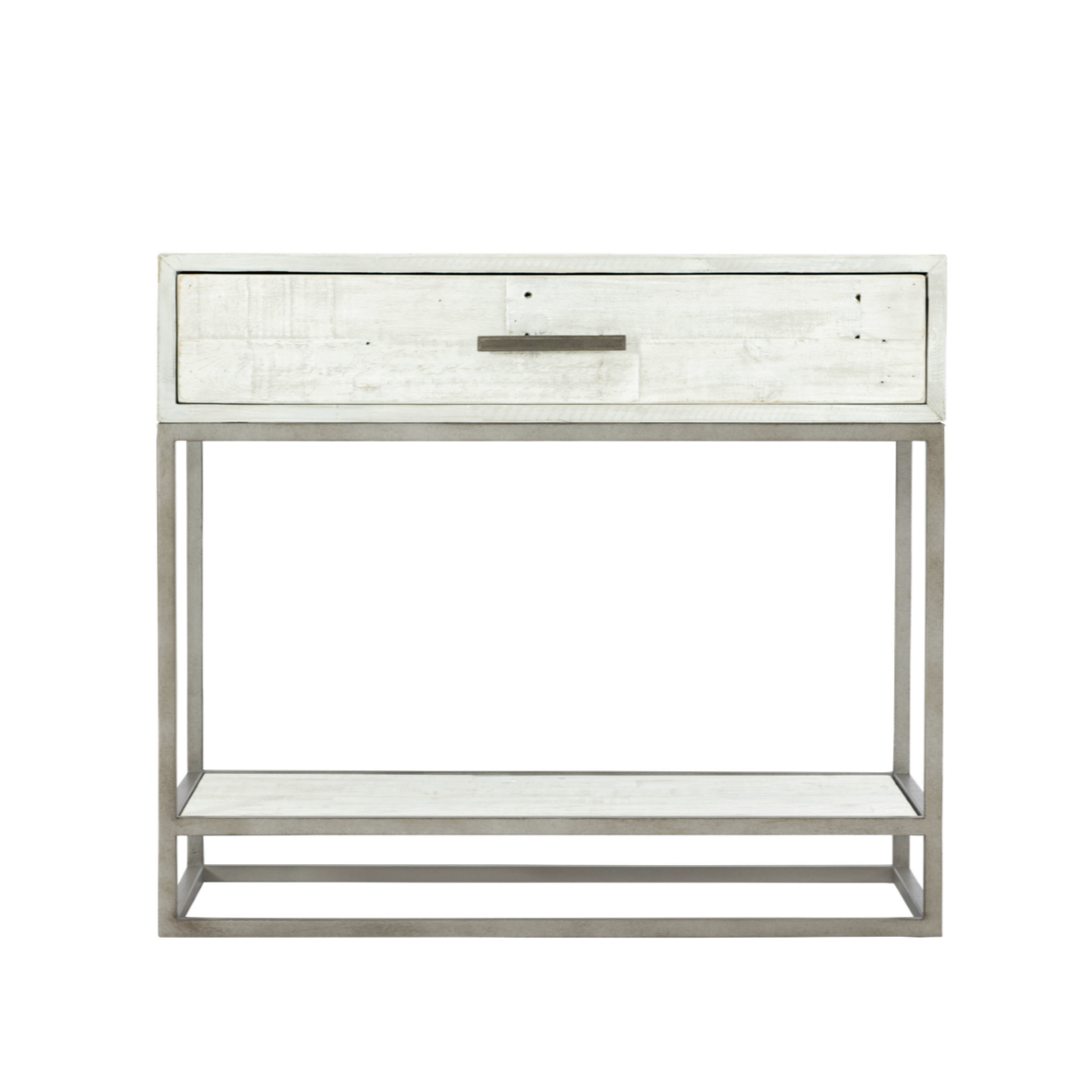 Alvar Bedside Table - Brushed White