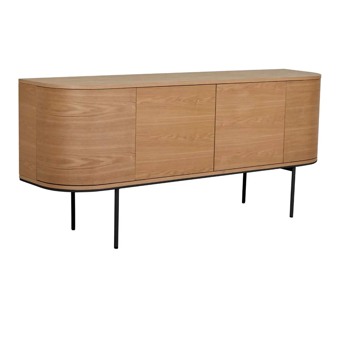 Orson Round Buffet - Natural Ash