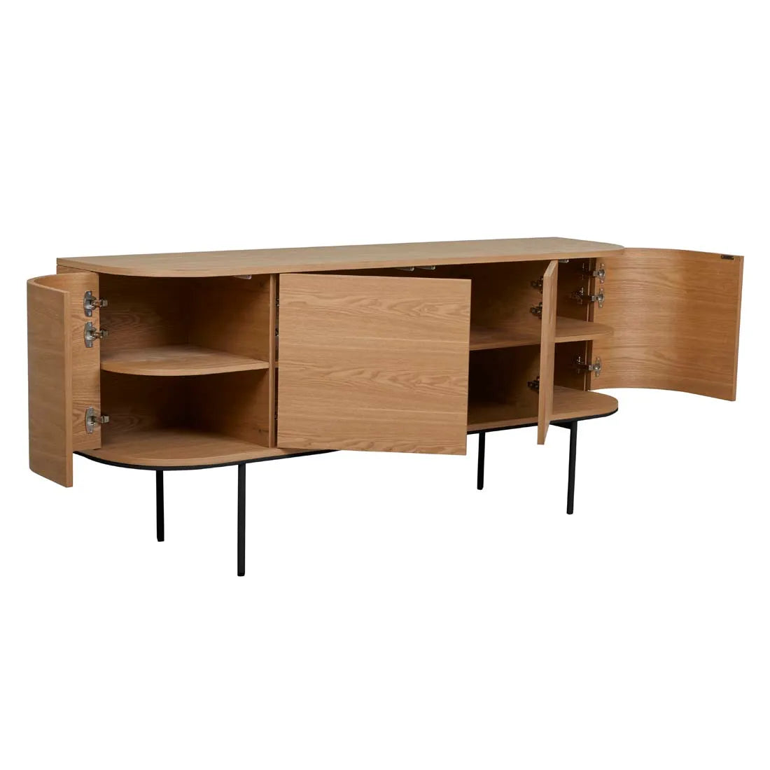 Orson Round Buffet - Natural Ash