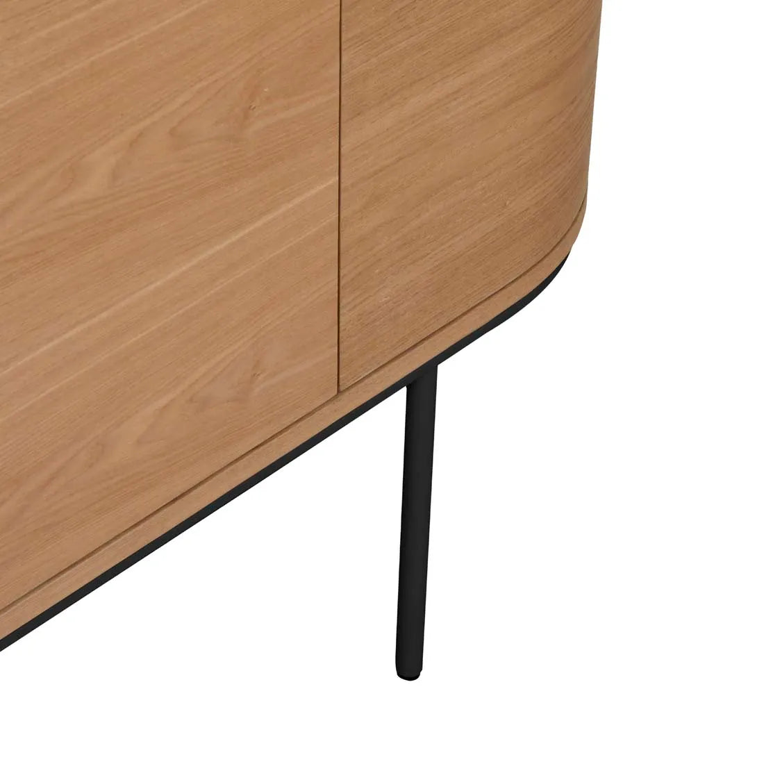 Orson Round Buffet - Natural Ash