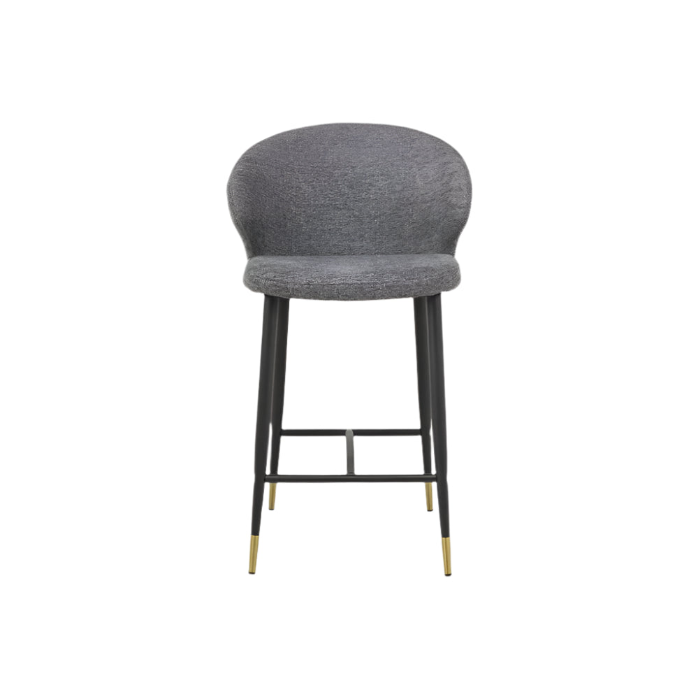 Bellroy Barstool - Grey Fabric & Black Legs