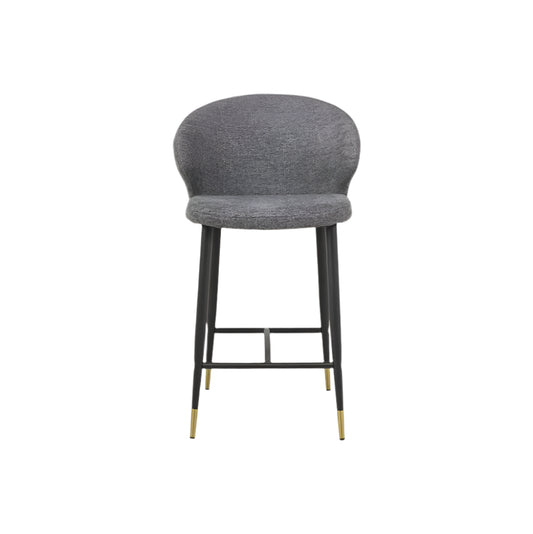 Bellroy Barstool - Grey Fabric & Black Legs