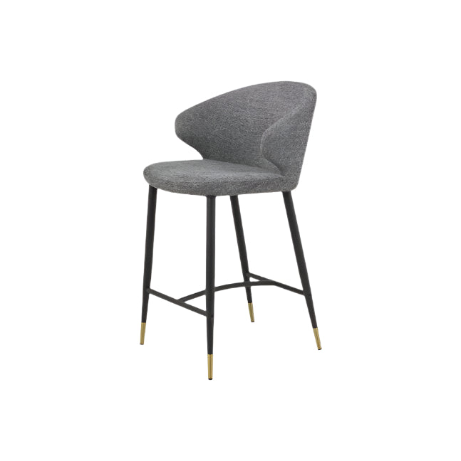 Bellroy Barstool - Grey Fabric & Black Legs