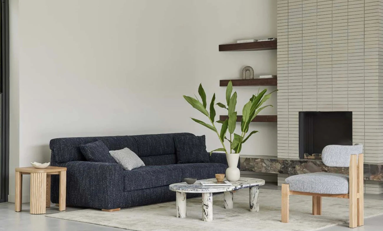 Benjamin Ripple Side Table - Natural Ash