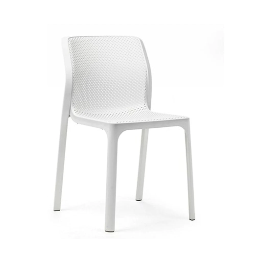 Bit Outdoor Dining Chair - White