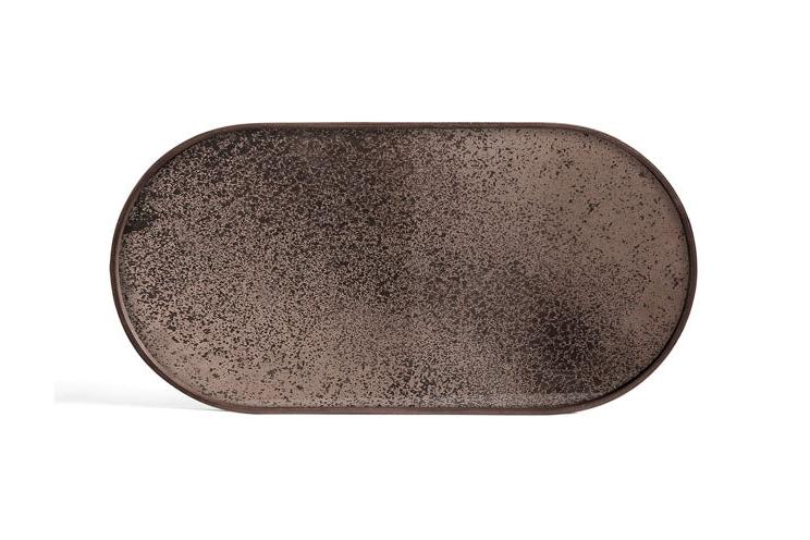 Tray - Oblong Bronze Mirror
