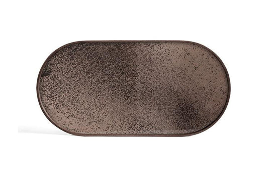 Tray - Oblong Bronze Mirror