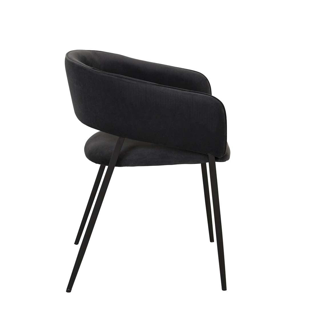 Eliza Dining Armchair - Onyx Velvet