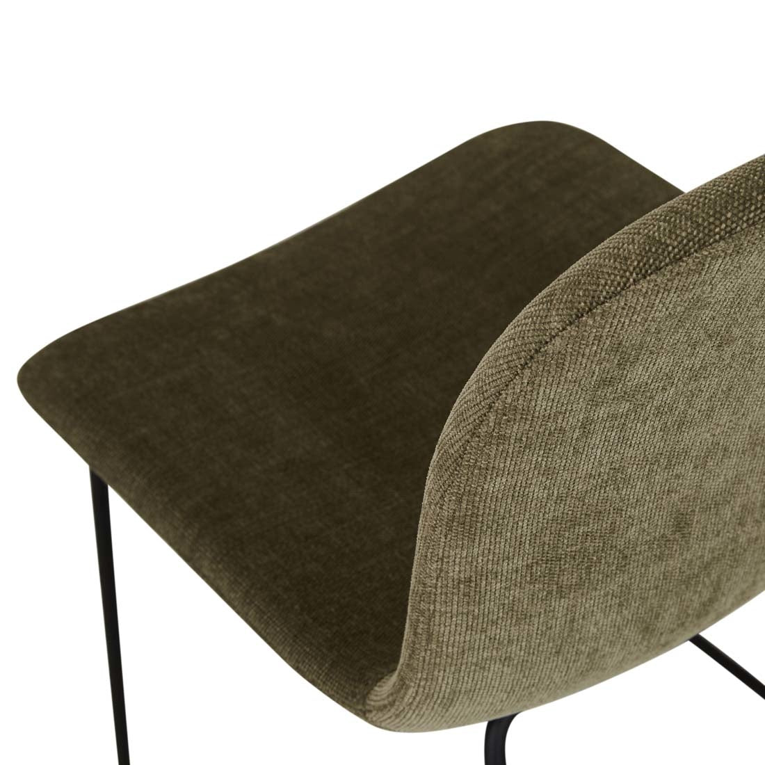 Smith Sleigh Dining Chair - Copeland Olive