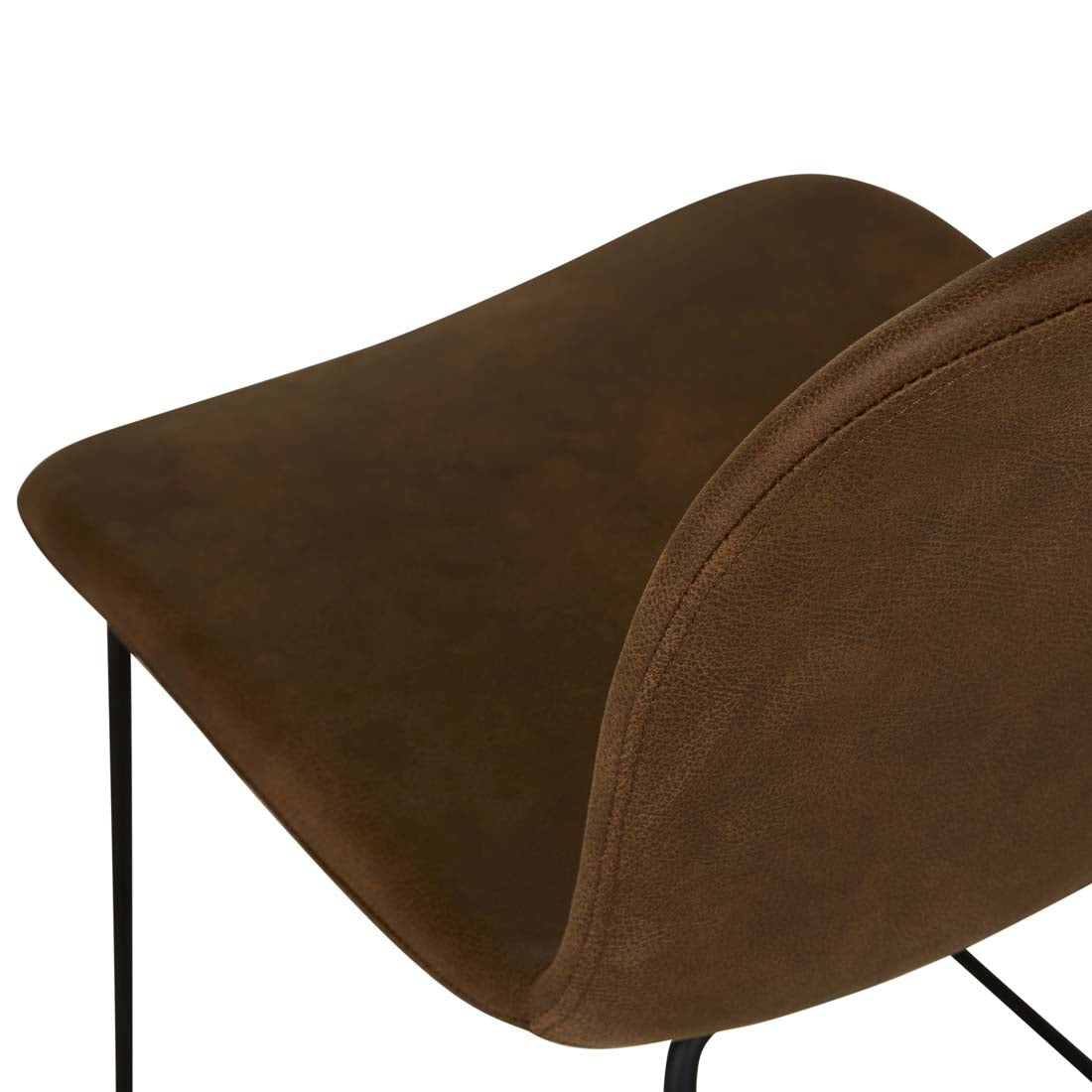 Smith Sleigh Dining Chair - Eastwood Tan