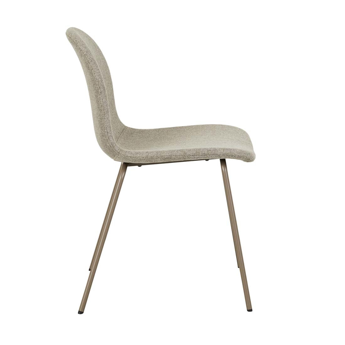 Smith Straight Leg Dining Chair - Khaki Grey