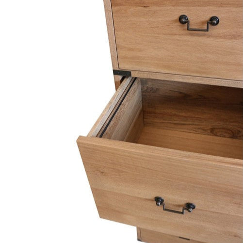 Campaign 3 Drawer Oak Filing Cabinet - Oak