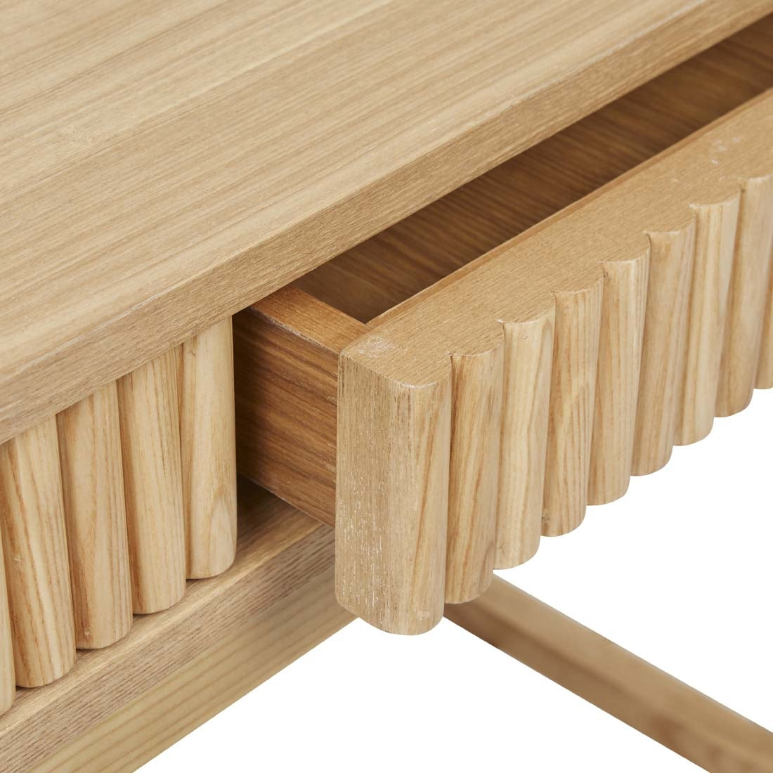 Benjamin Ripple Desk Small - Natural Ash