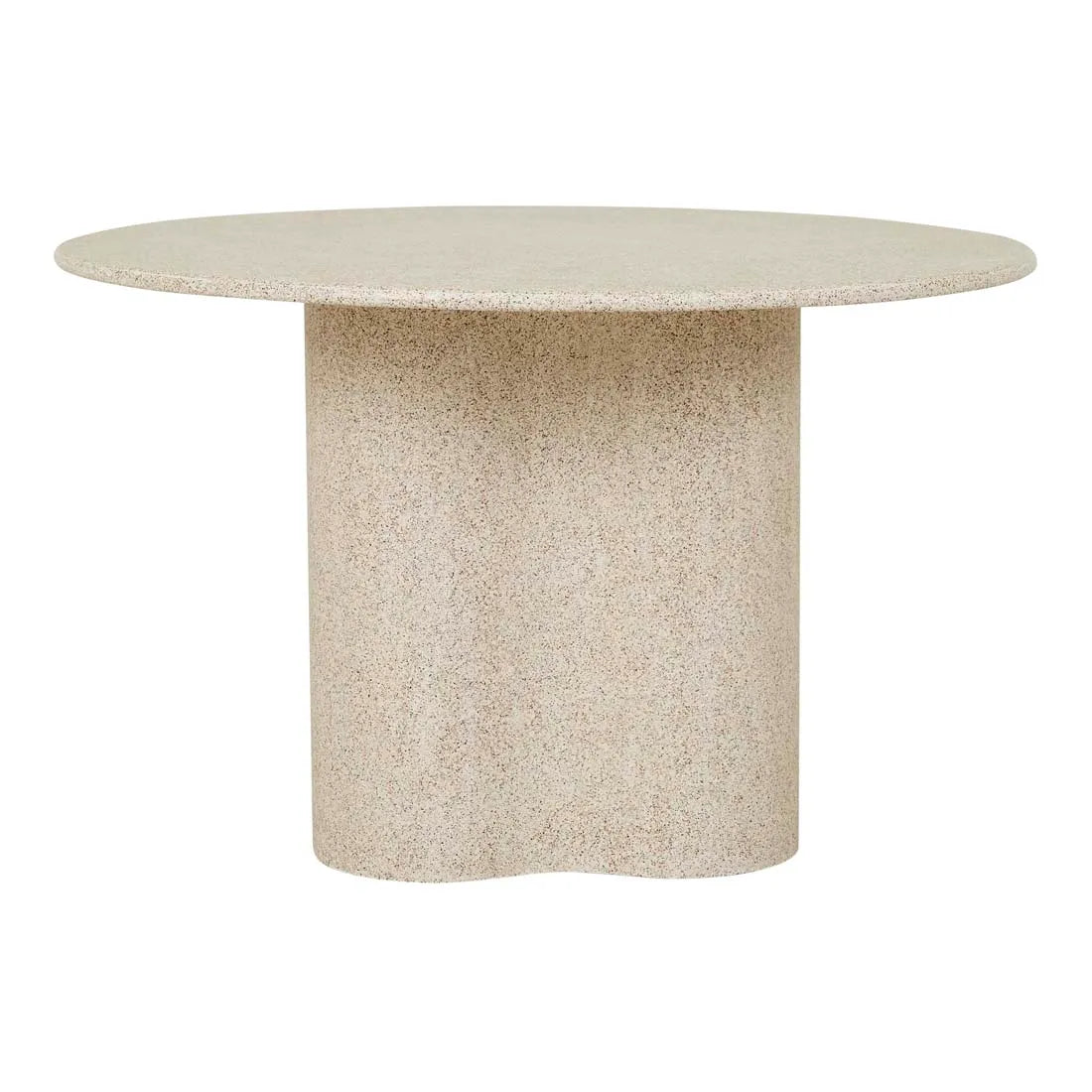 Artie Wave Outdoor Dining Table - Warm Sand