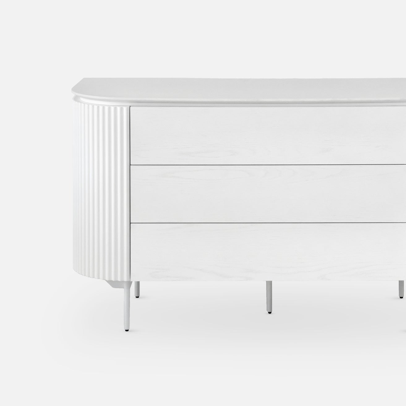 Ondata 3 Drawer Dresser - White