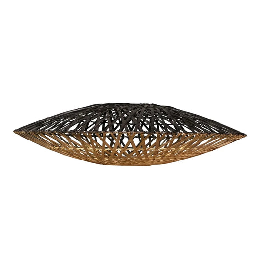 Diamond Weave Lightshade - Natural and Black