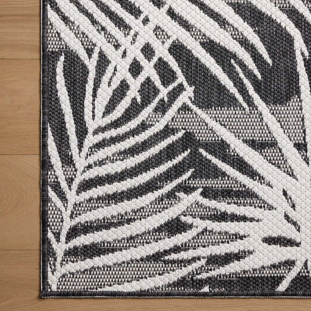 Palm Outdoor Rug - Ivory & Onyx