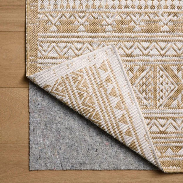 Aztec Outdoor Rug - Ivory & Wheat