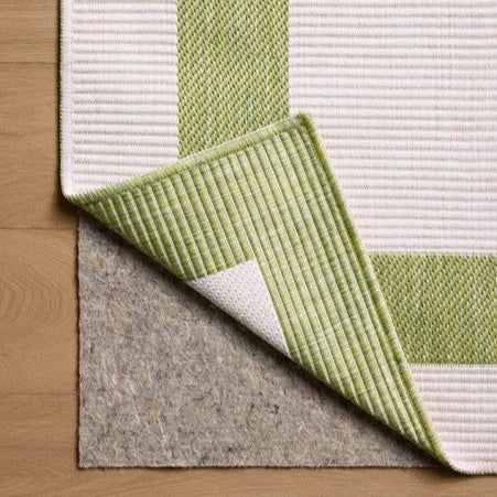 Border Outdoor Rug - Ivory & Green