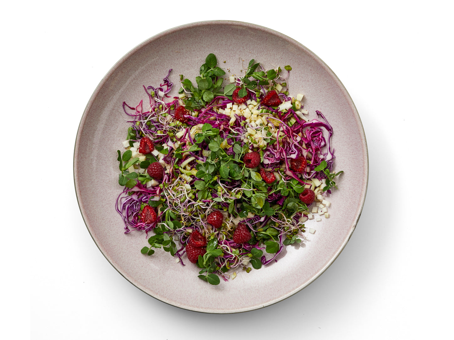 Bitz Bowl Dish - Black + Pink